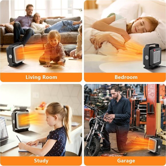 Small Portable‎ Space Heater 400W/600W - Picture 9 of 9